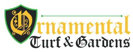 Ornamental Turf and Garden Lawn Care Logo
